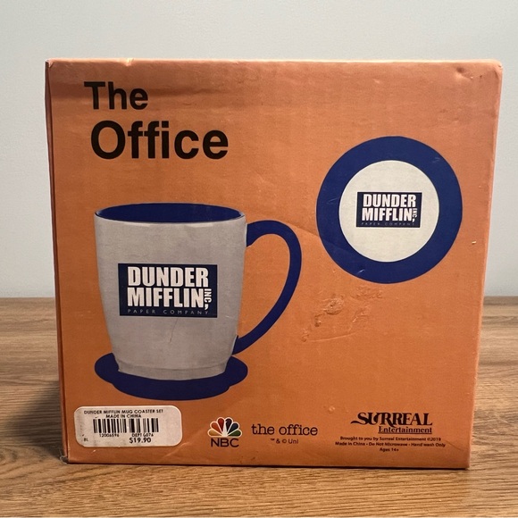 The Office 15 oz Ceramic Mug & Coaster Set, NIB - Picture 3 of 3